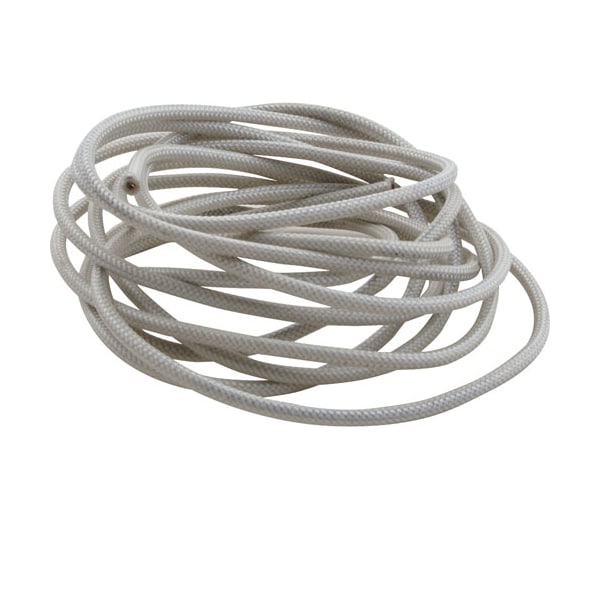 Wire, Hi-Temp , 14Ga, 392F, 10', Wht